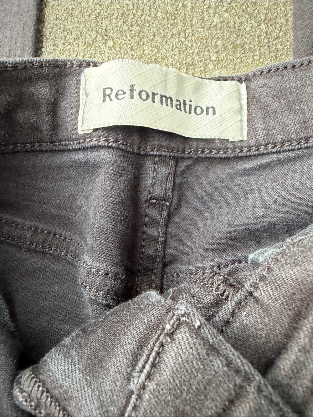 Reformation Black Skinny High-Rise Jeans - Picture 3 of 5